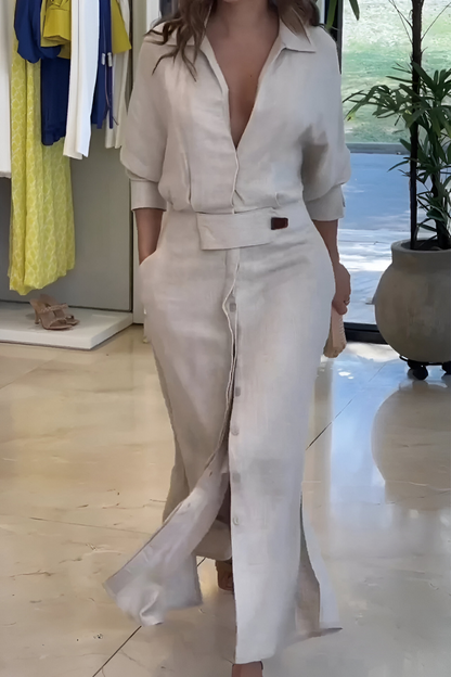 Emma™ | Stijlvolle & Minimalistische Wikkel jurk