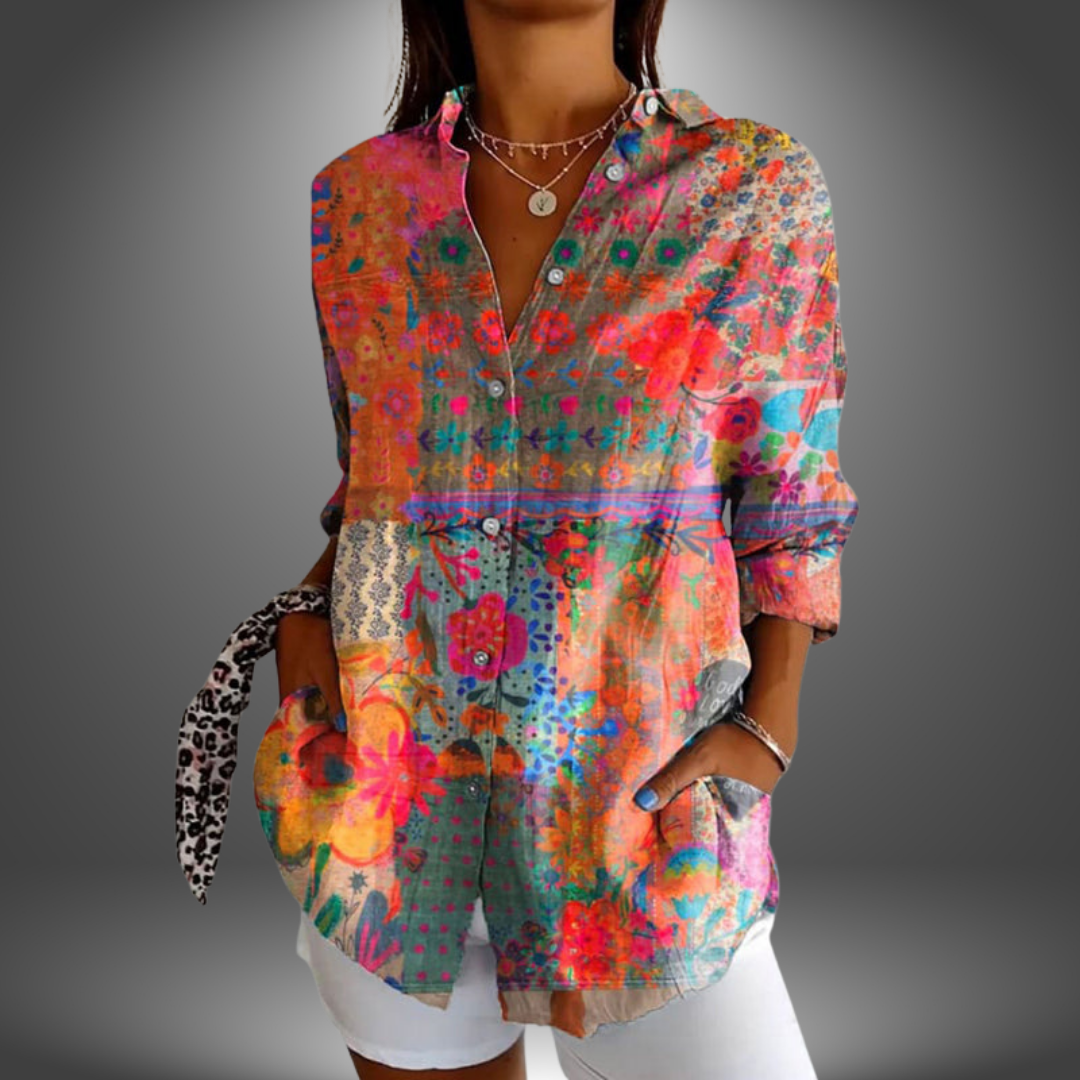 Jessica™ | Premium Bloemenprint Blouse