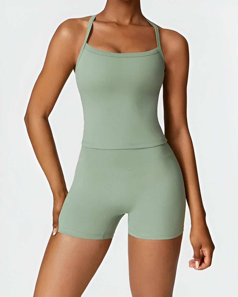 Elin™ | Naadloze Pasvorm Shorts & Tank Set