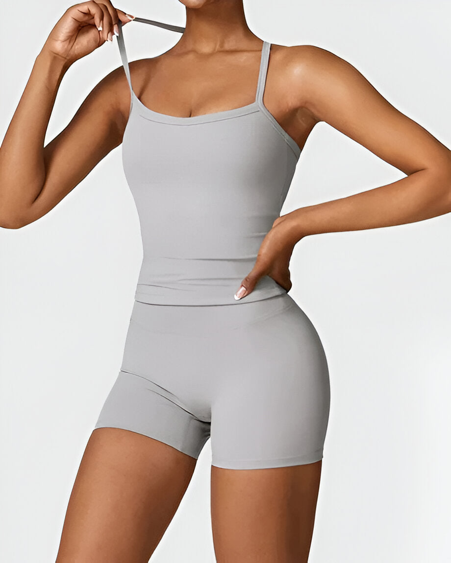 Elin™ | Naadloze Pasvorm Shorts & Tank Set