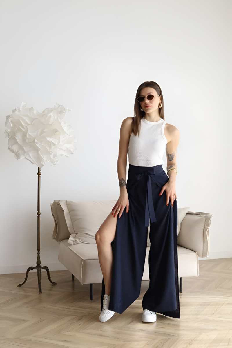 Milou™ | Broek met Wijde Pijpen