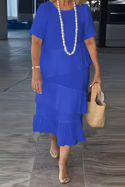 Luna™ | Katoenen Jurk Met Korte Mouwen