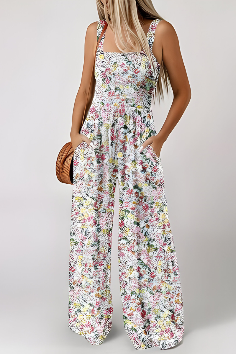 Mila™ | Mouwloze Jumpsuit met Bloemenprint