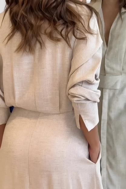 Emma™ | Stijlvolle & Minimalistische Wikkel jurk