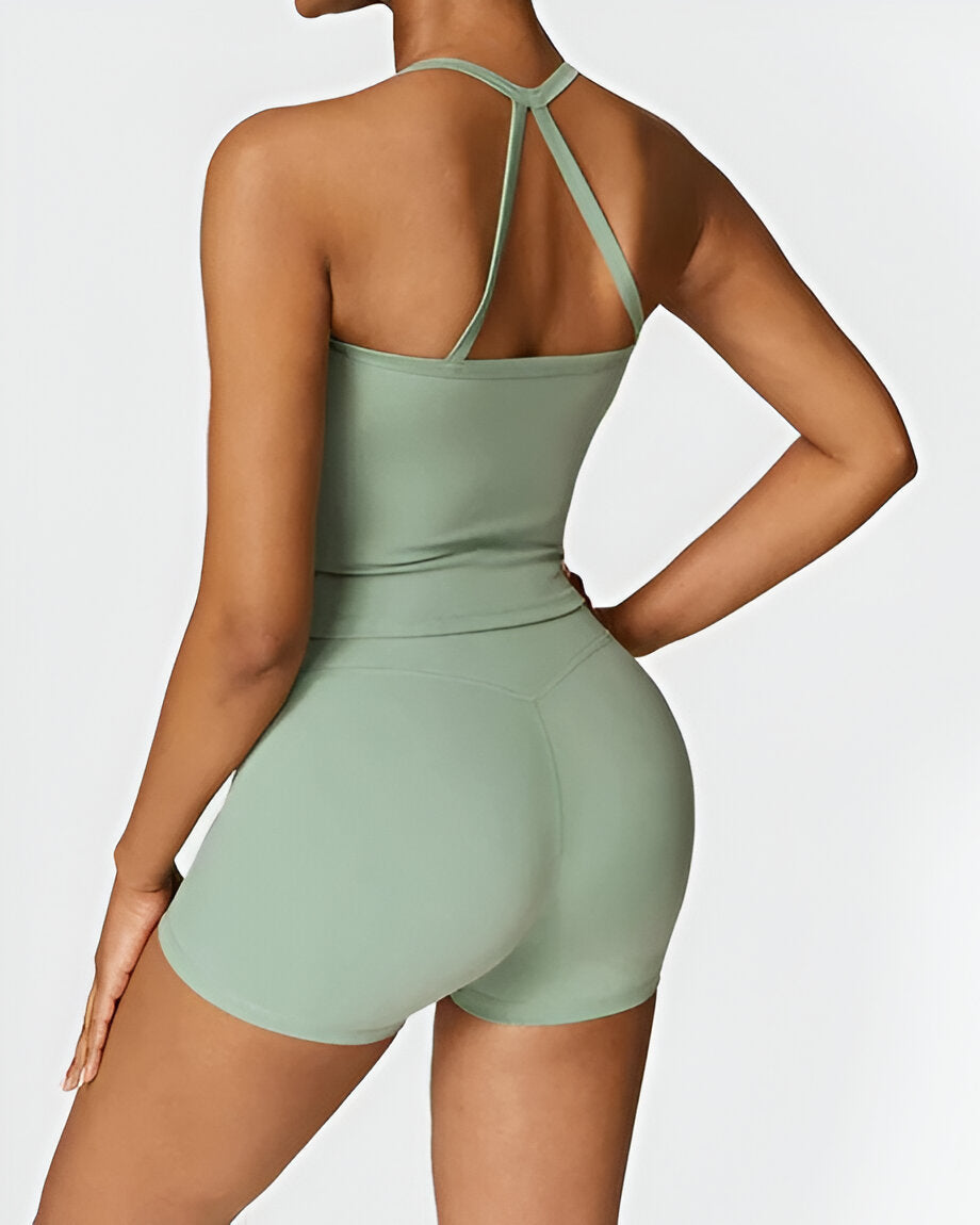 Elin™ | Naadloze Pasvorm Shorts & Tank Set