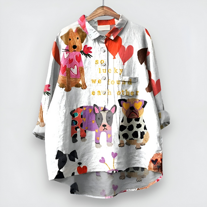 Evrim™ | Stijlvol Bedrukt Blouse