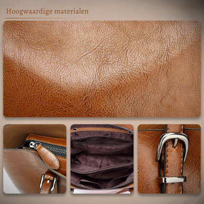 Nicole’s Favoriet | Vintage Schoudertas van Vegan Leer
