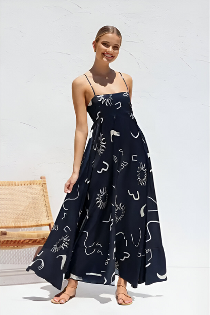 Tess™ | Zomerse Gestreepte Maxi Jurk