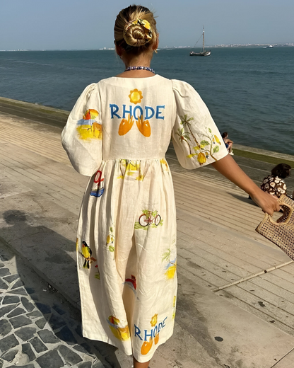 Stephanie™ | Gedrukte Midi-jurk