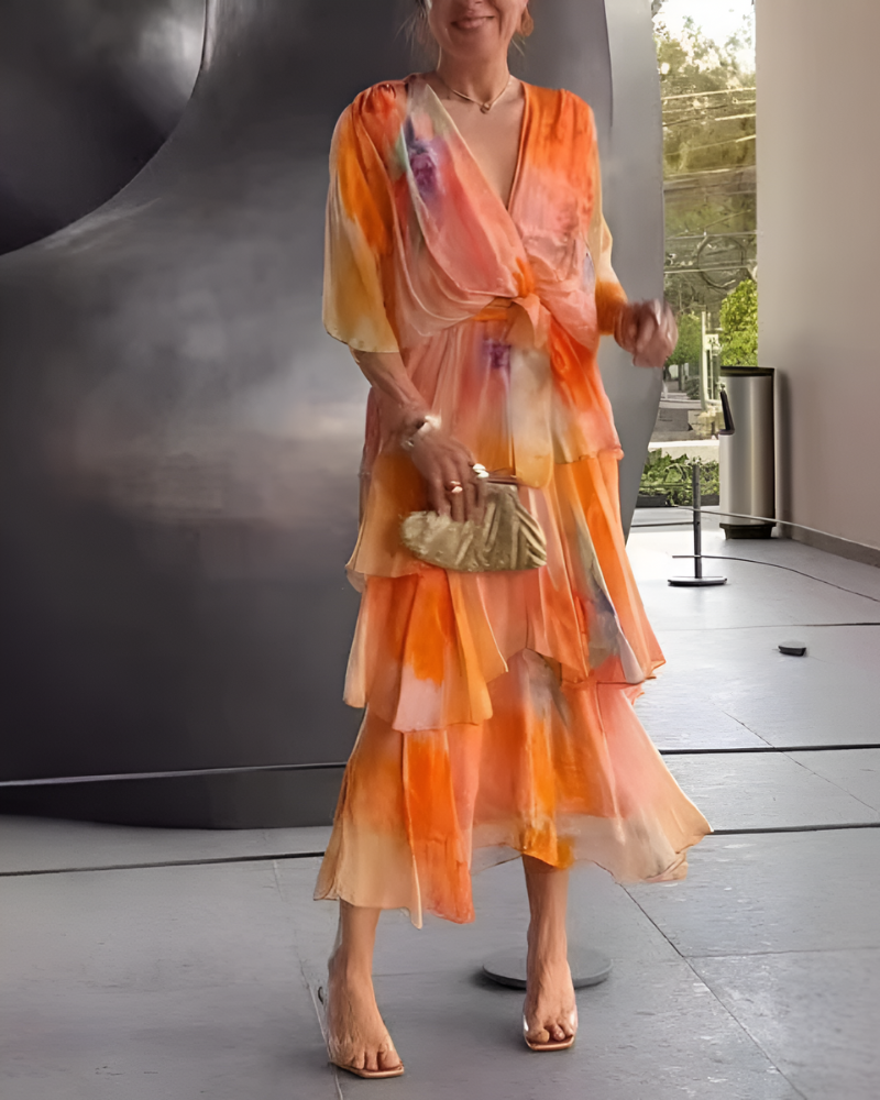 Hannah™  | Elegante jurk met bloemenpatroon