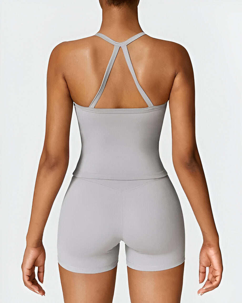 Elin™ | Naadloze Pasvorm Shorts & Tank Set