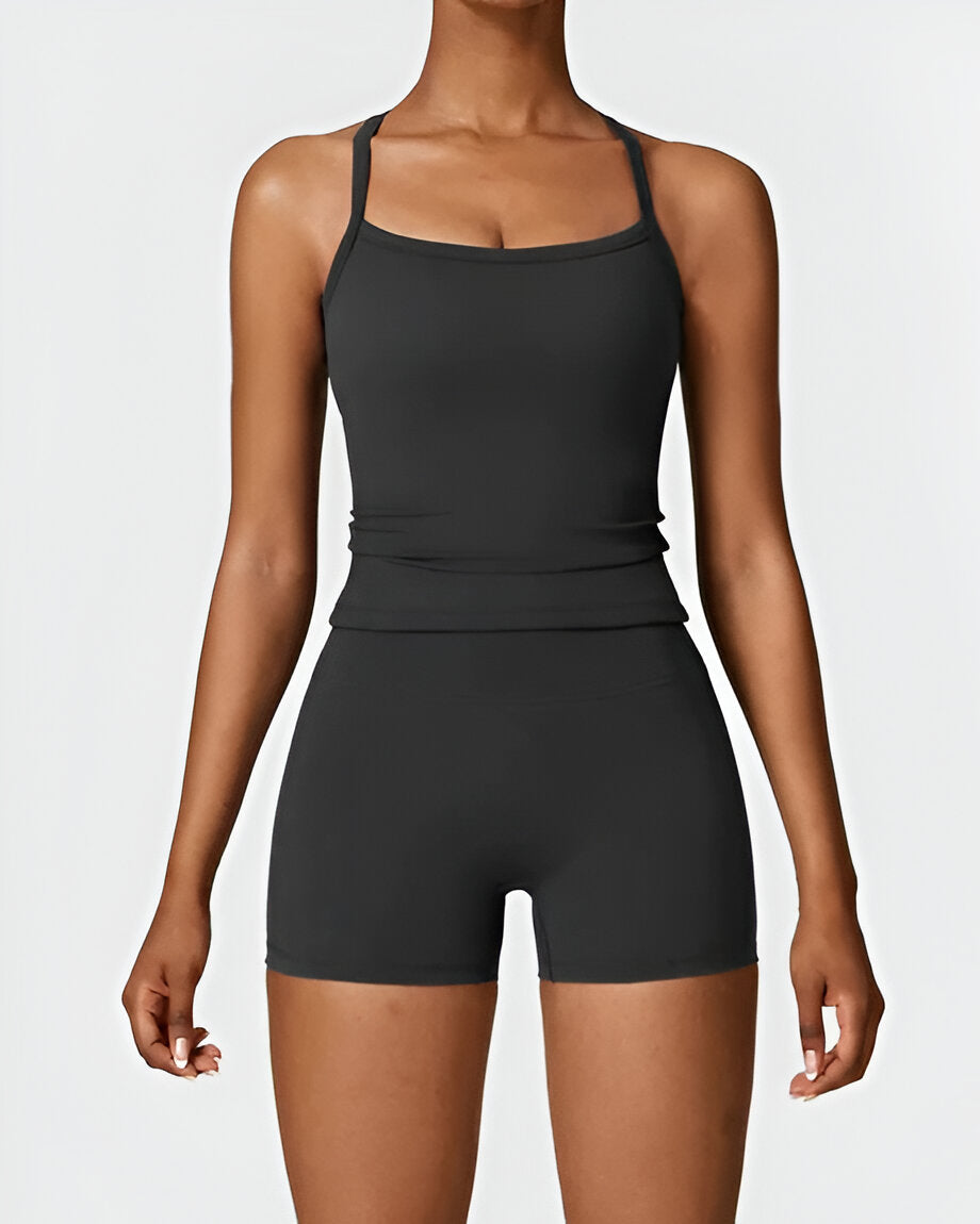 Elin™ | Naadloze Pasvorm Shorts & Tank Set
