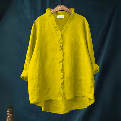 Silke™ | Klassieke Ruches Blouse