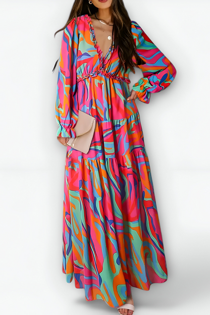 Marleen™ | Stijlvolle Bloemenjurk