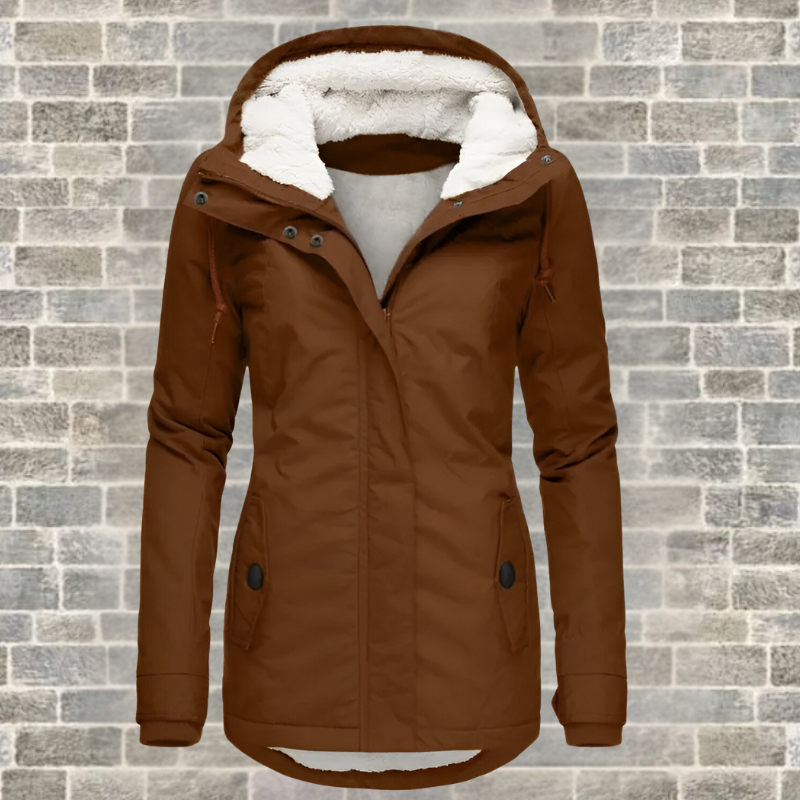 Angela™ | Geplooide Winterjas