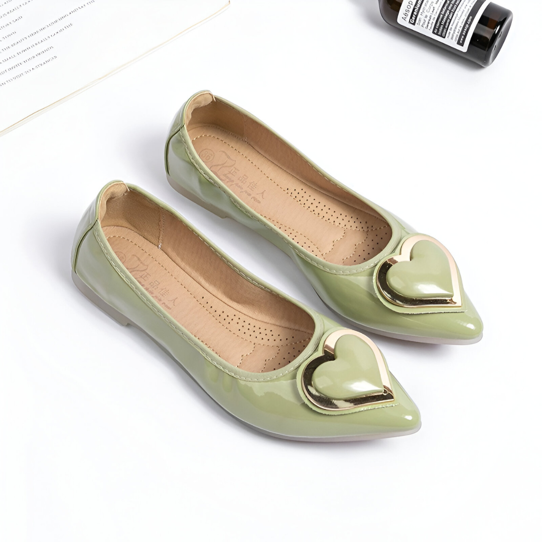 Amora™ | Ballerina's met Hartdetail