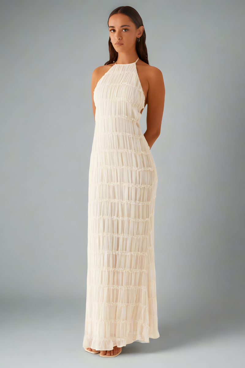 Yara™ | Halter Maxi Jurk