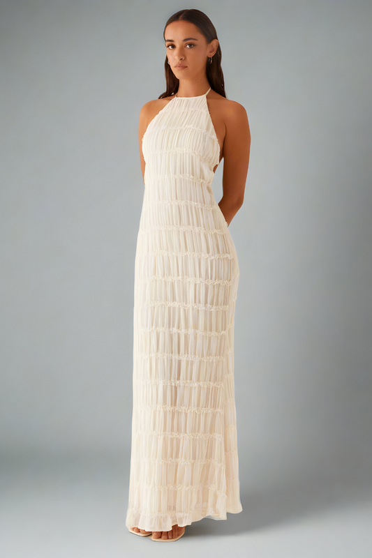 Yara™ | Halter Maxi Jurk