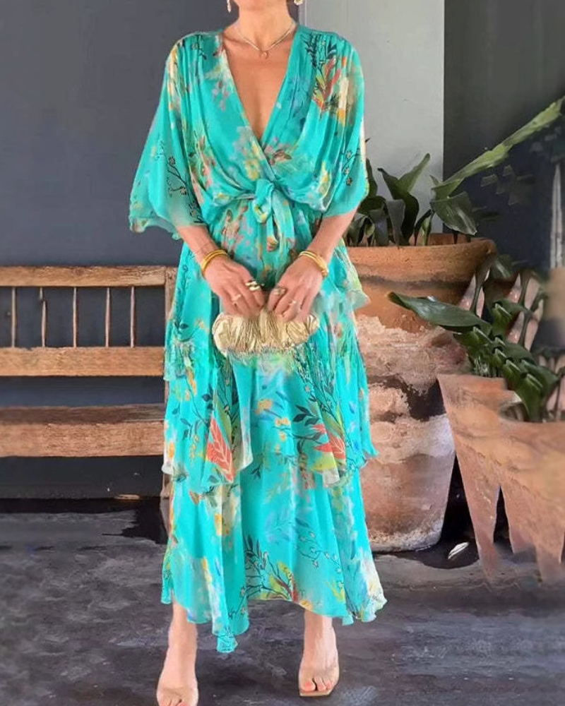 Hannah™  | Elegante jurk met bloemenpatroon