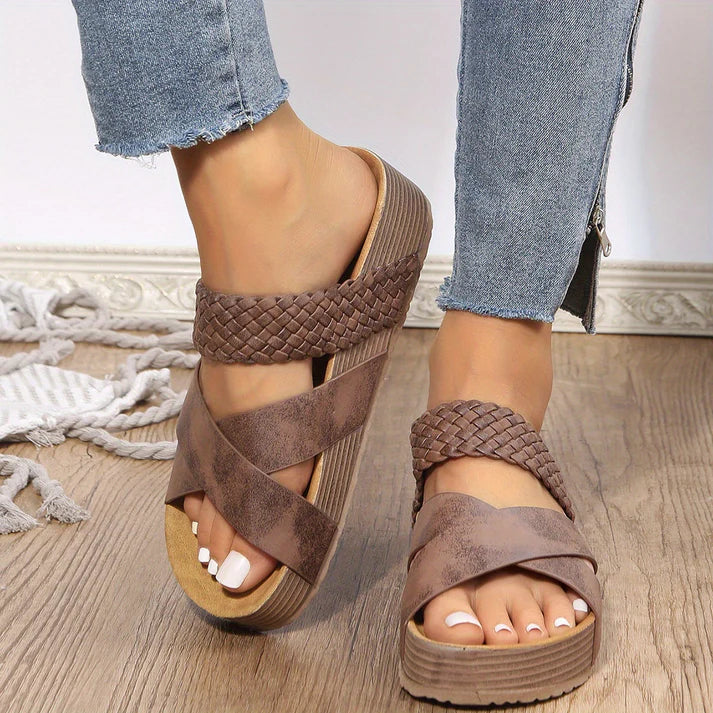 Isis™ | Comfortabele Sleehak Sandalen