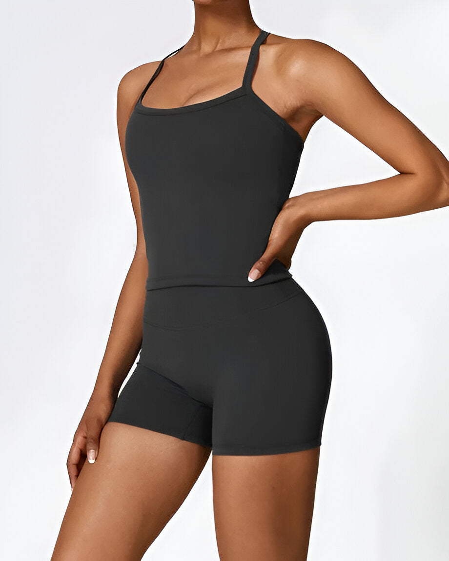 Elin™ | Naadloze Pasvorm Shorts & Tank Set