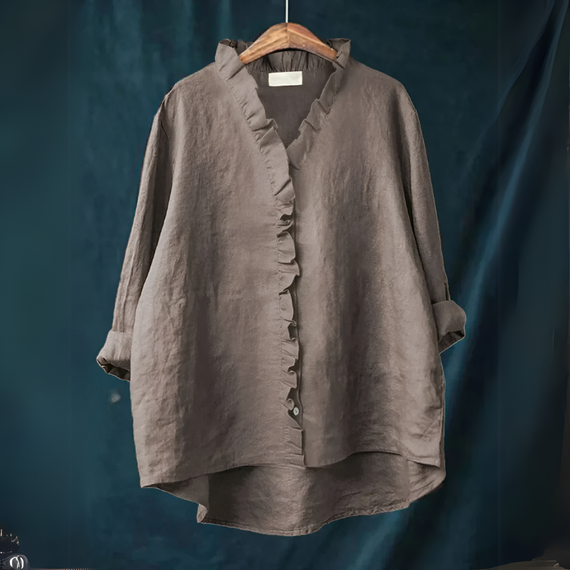 Silke™ | Klassieke Ruches Blouse