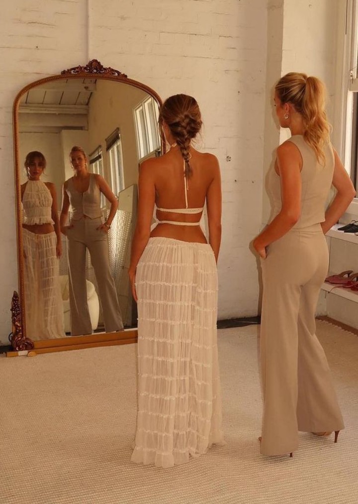 Flora™ | Elegante lange rok en top