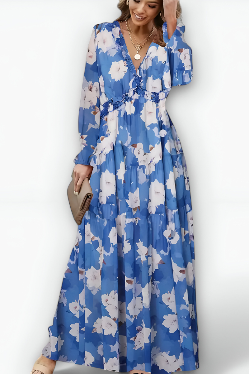 Marleen™ | Stijlvolle Bloemenjurk