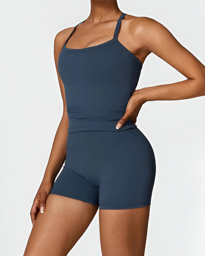 Elin™ | Naadloze Pasvorm Shorts & Tank Set
