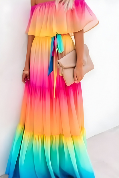 Milou™ | Pluss Size Boho Stippen Jurk