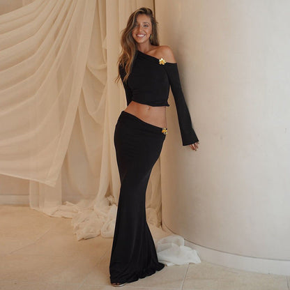 Zara™ | Elegante Set met Top en Maxi Rok