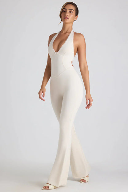 Aylin™ | Elegante Uitlopende Jumpsuit