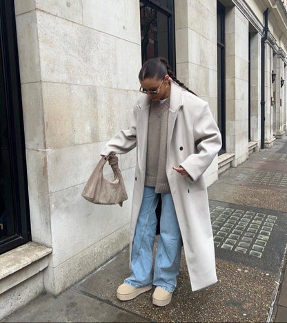 Juna | Lange oversized jas