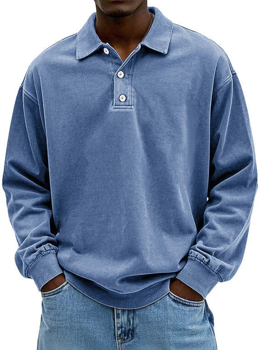 Pieter™ | Stijlvolle Poloshirt met Lange Mouwen